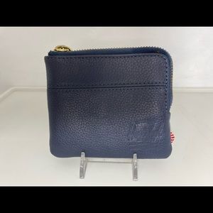 Herschel Supply Co. Johnny Leather Wallet Navy Blue